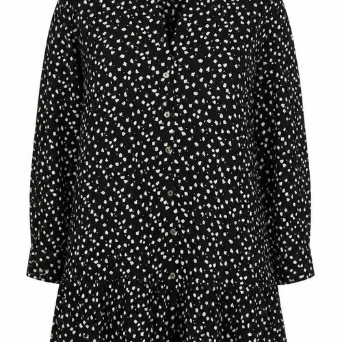 Very Women’s Black Geometric Print Shirt Dress Size 24 Knee Length