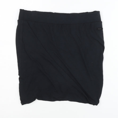 Bench Womens Black Short Pencil Skirt Size S Modal Stretch