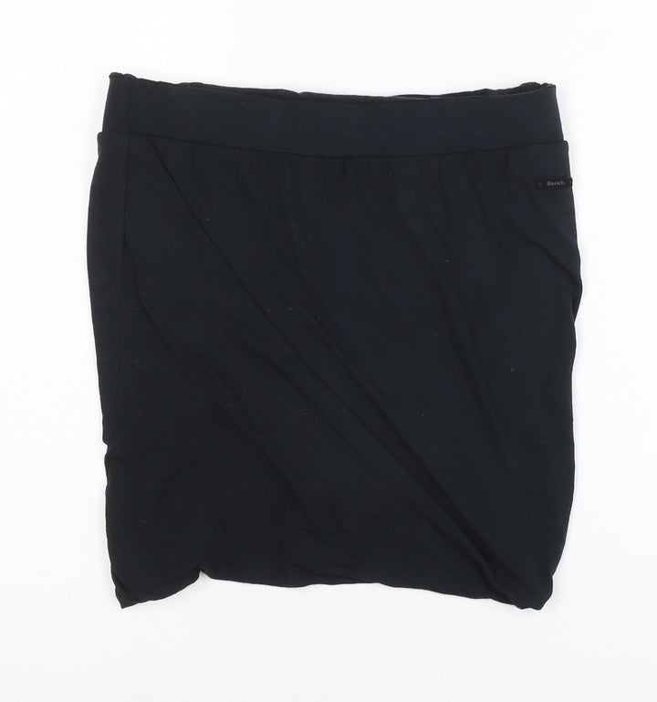 Bench Womens Black Short Pencil Skirt Size S Modal Stretch