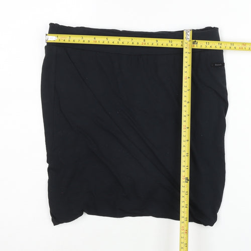 Bench Womens Black Short Pencil Skirt Size S Modal Stretch