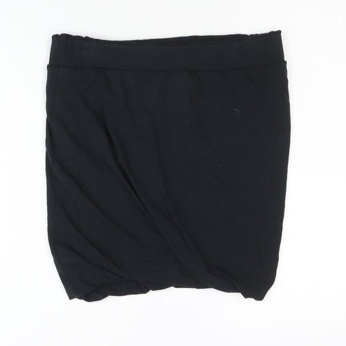 Bench Womens Black Short Pencil Skirt Size S Modal Stretch