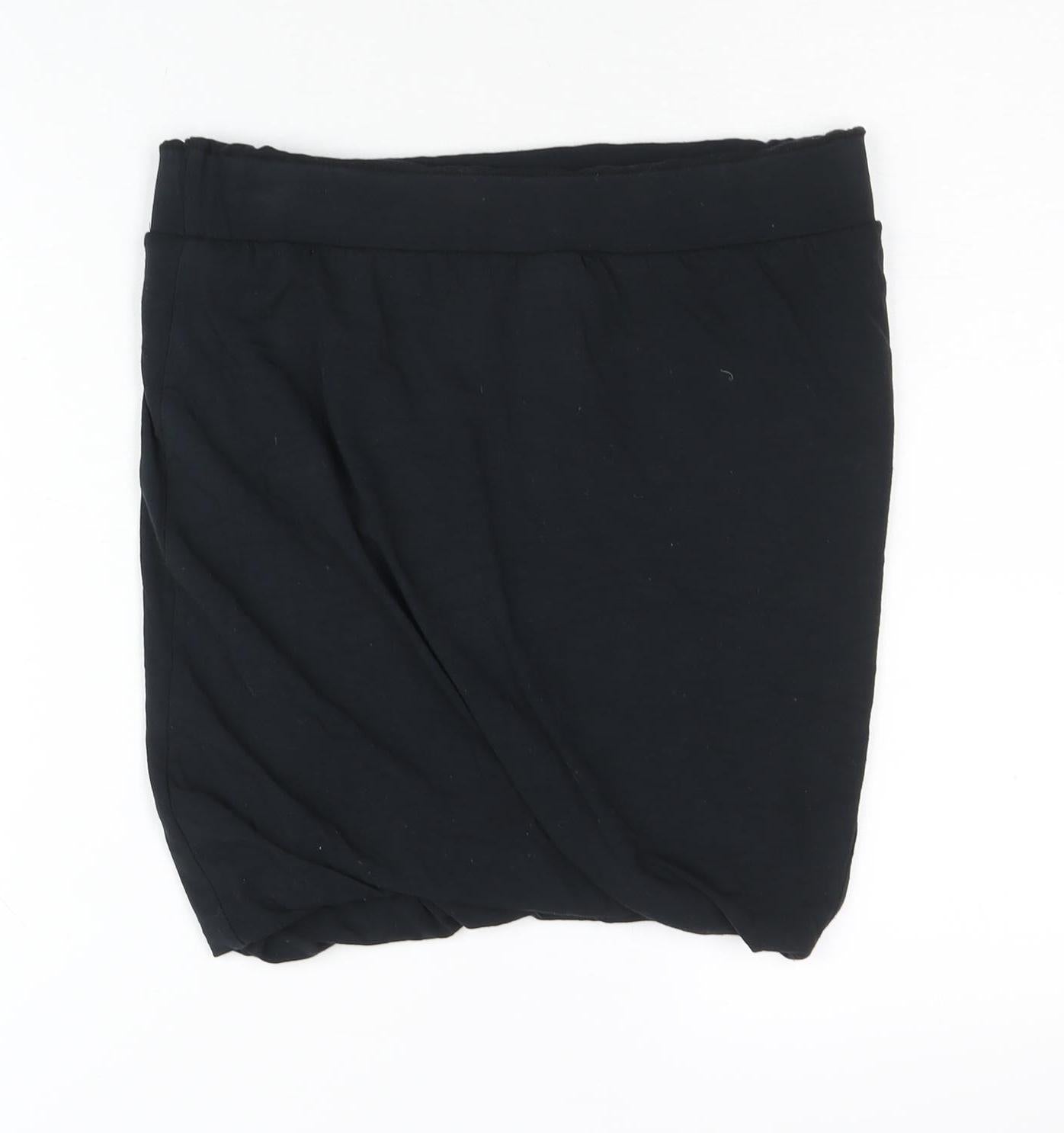 Bench Womens Black Short Pencil Skirt Size S Modal Stretch