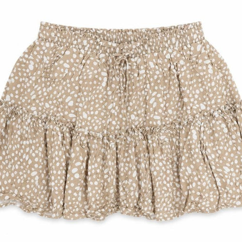 Seven Wonders Women’s Beige Short Peasant Skirt UK 8 Rayon Festival