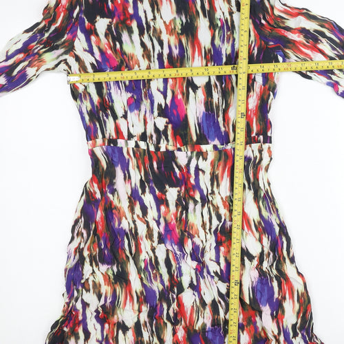 French Connection Womens Multicoloured Sheath Dress Size 10