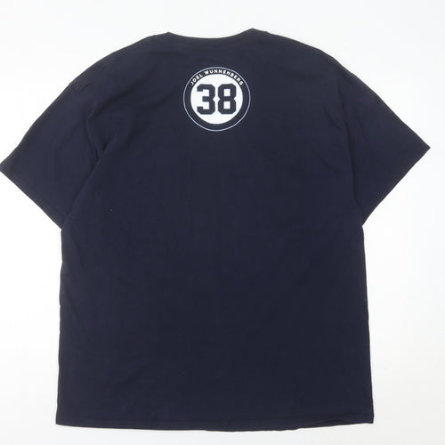 Champion Men’s XL Navy Blue Marietta Football Graphic T-Shirt