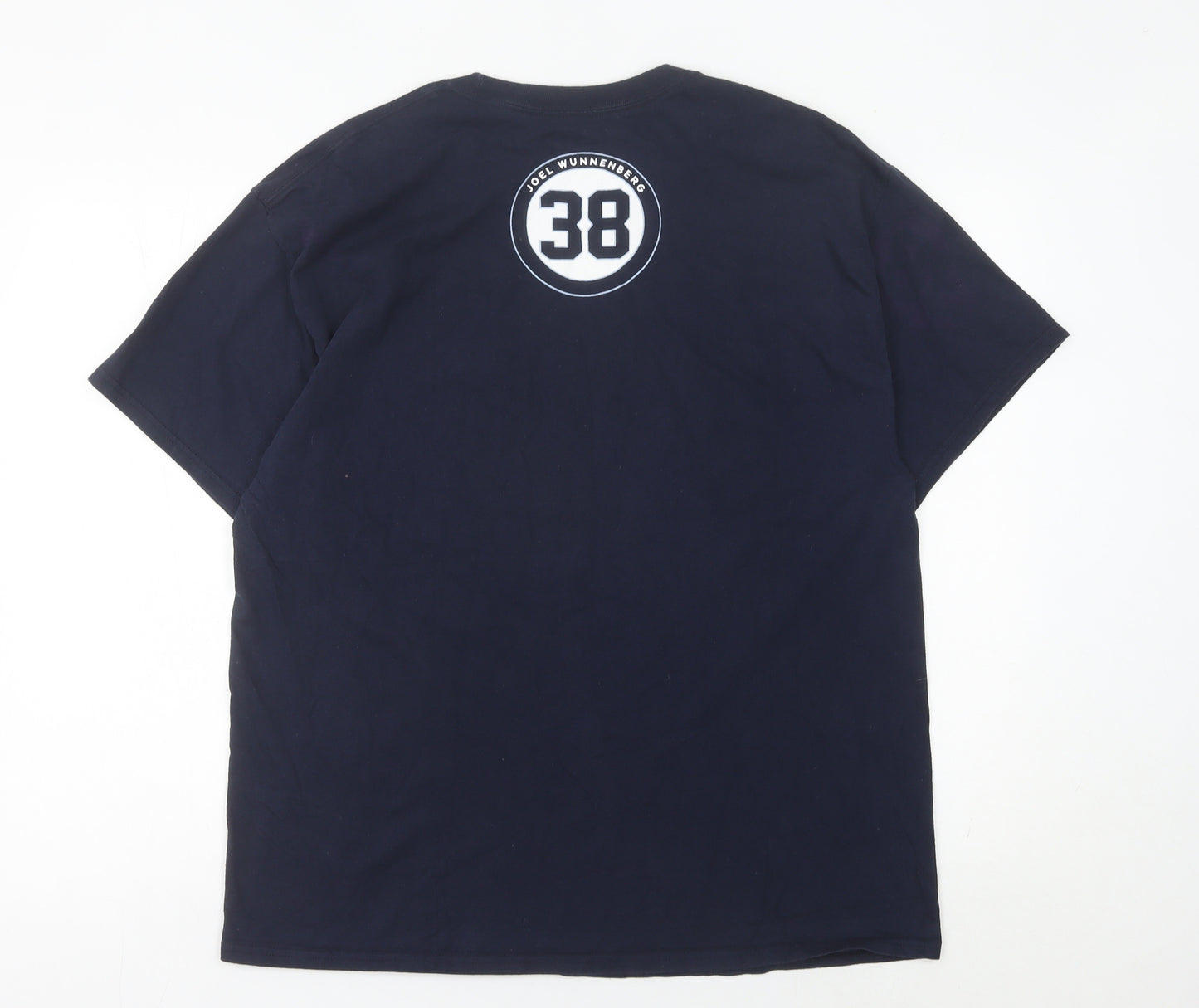 Champion Men’s XL Navy Blue Marietta Football Graphic T-Shirt