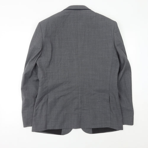 Burton Menswear London Men’s Grey 42R Regular Fit Suit Jacket Blazer