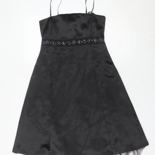 New York Laundry Women Black Size 10 A-Line Cocktail Dress