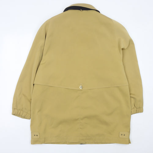 Bond Street N.Y. Womens Beige Polyester Overcoat Size 14