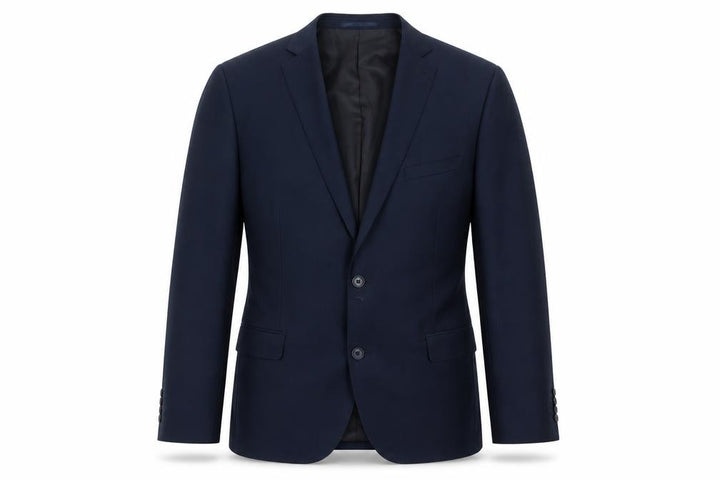 George Men’s Blue Blazer Jacket 44R Regular Fit Polyester Viscose
