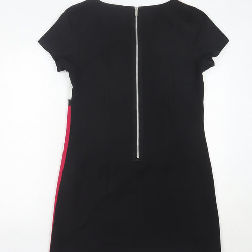 Red Herring Women’s Colourblock Shift Dress Size 12 Short Sleeve