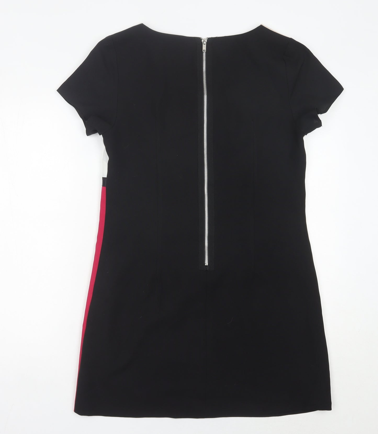 Red Herring Women’s Colourblock Shift Dress Size 12 Short Sleeve