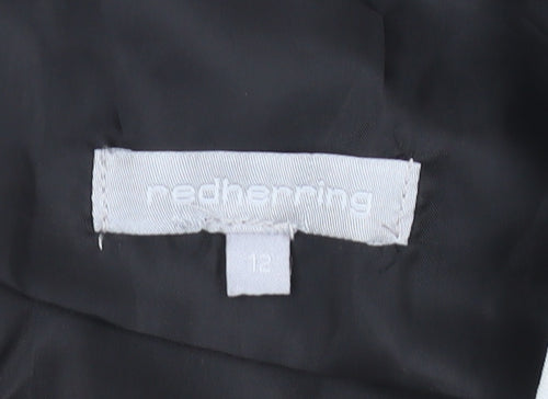 Red Herring Women’s Colourblock Shift Dress Size 12 Short Sleeve