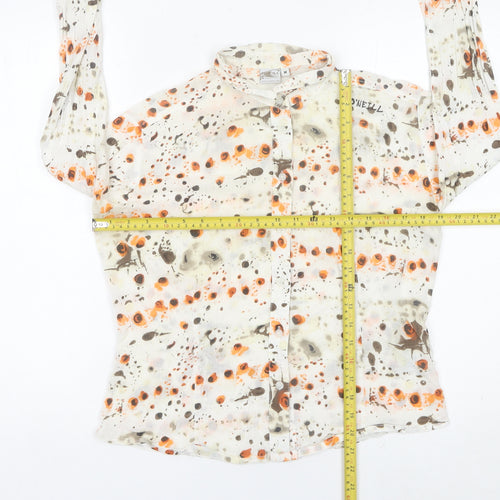 O'Neill Womens Multicoloured Floral Cotton Button-Up Shirt M
