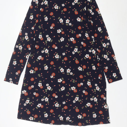 Marks and Spencer Women’s Multicolour Floral Shift Dress Size 12