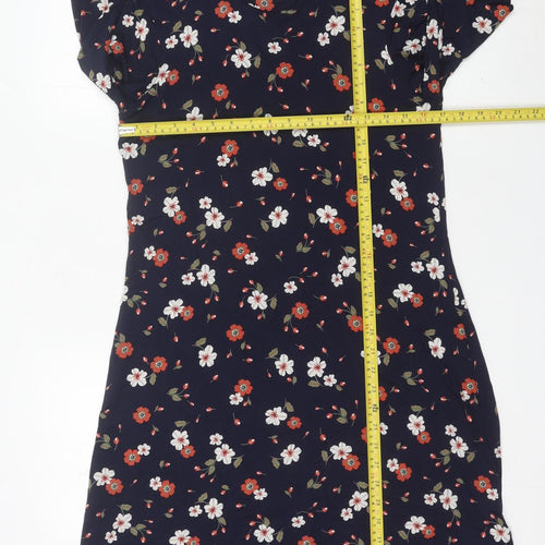 Marks and Spencer Women’s Multicolour Floral Shift Dress Size 12