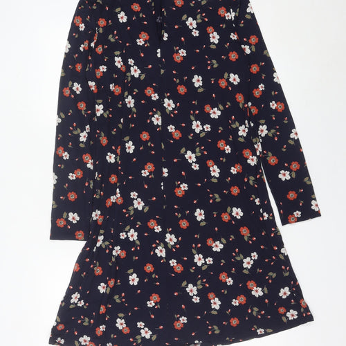 Marks and Spencer Women’s Multicolour Floral Shift Dress Size 12