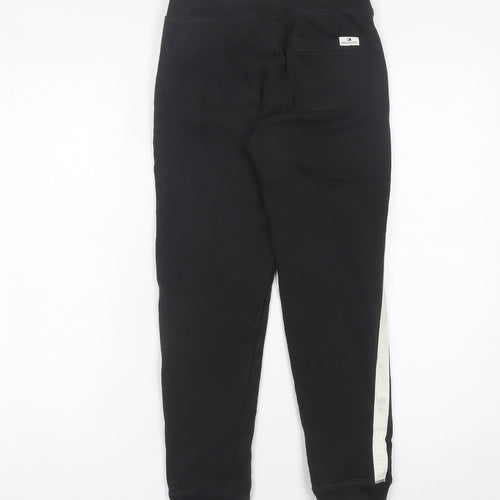 Tommy Hilfiger Boys Black Jogger Trousers 10 Years Elastic Waist