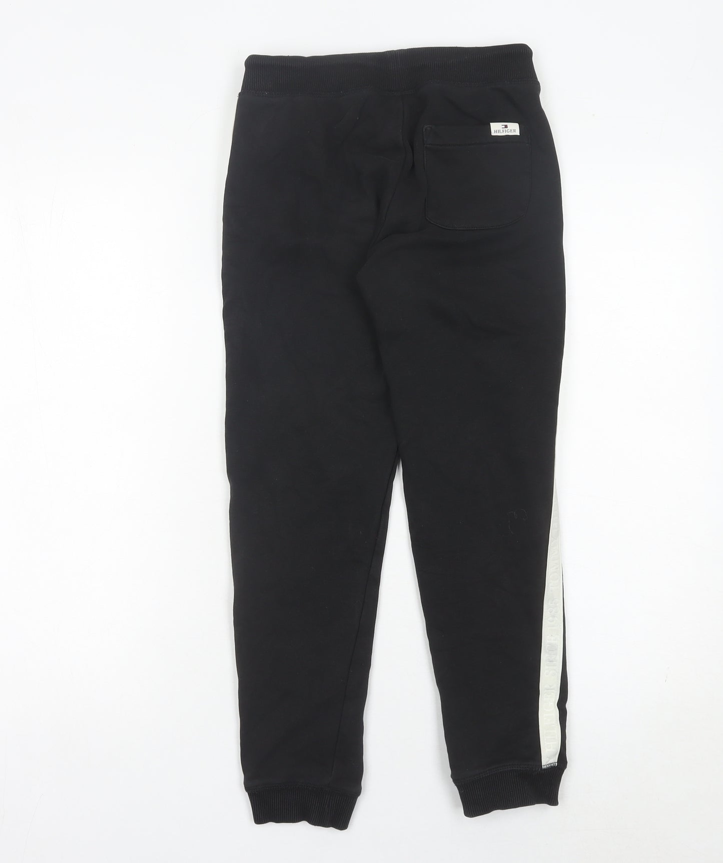 Tommy Hilfiger Boys Black Jogger Trousers 10 Years Elastic Waist