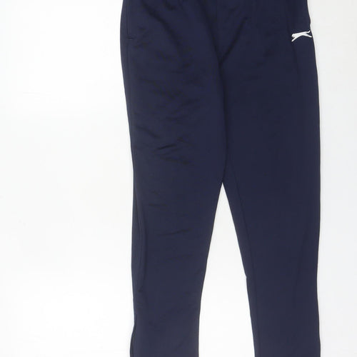Slazenger Boys Blue Jogger Trousers 11-12 Years Polyester Sportswear