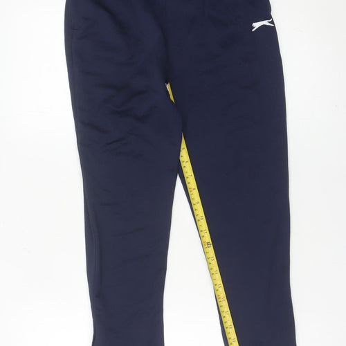 Slazenger Boys Blue Jogger Trousers 11-12 Years Polyester Sportswear