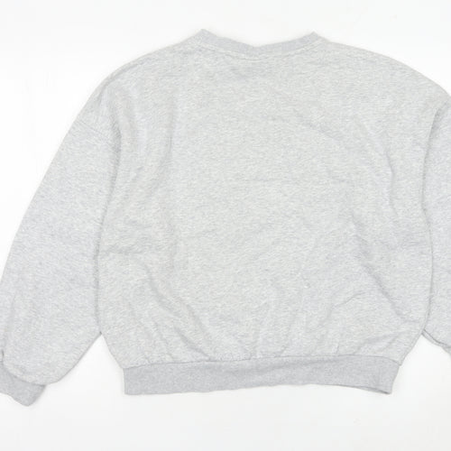 H&M Women’s Grey Mickey Mouse Sweatshirt XS Cotton Blend