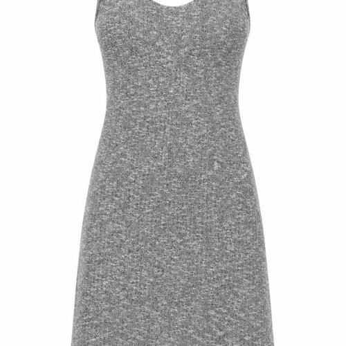 Mango Women’s Grey Knit Sleeveless Tank Dress Size 12