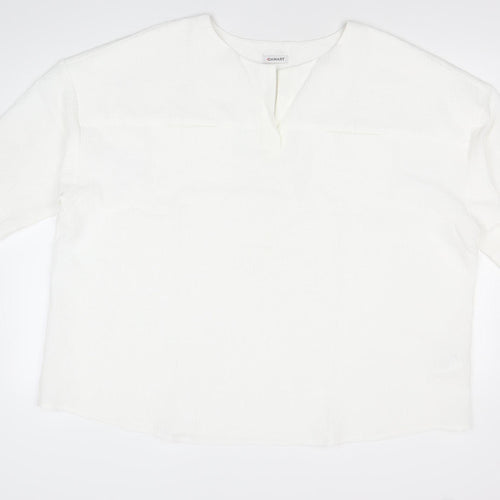 Damart Women's White Size 28 Basic Short Sleeve T-Shirt