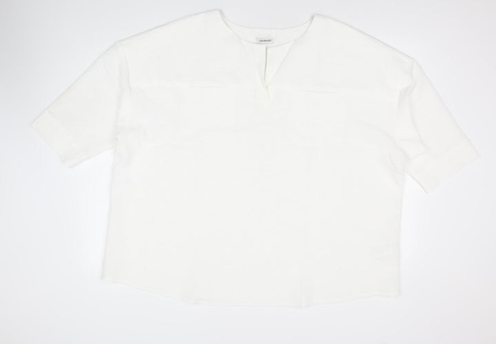 Damart Women's White Size 28 Basic Short Sleeve T-Shirt