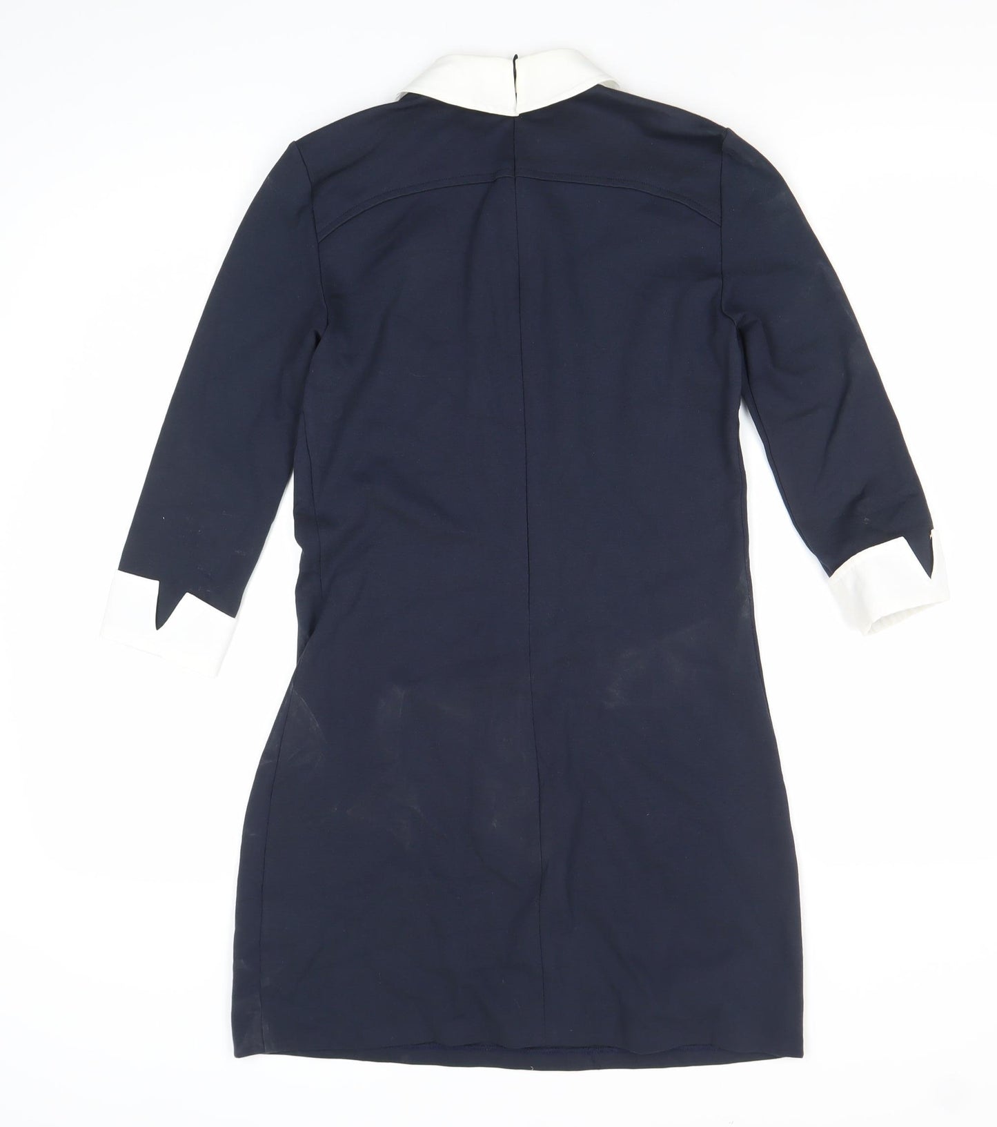 Ted Baker Women’s Blue Shift Collared Dress Size 8 Workwear
