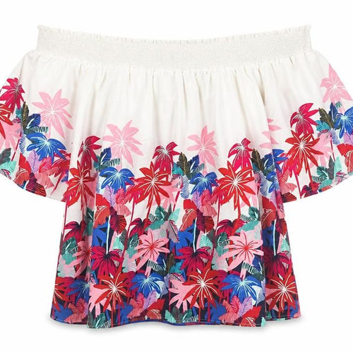 Marks and Spencer Women’s Multicoloured Floral Off Shoulder Blouse Size 14
