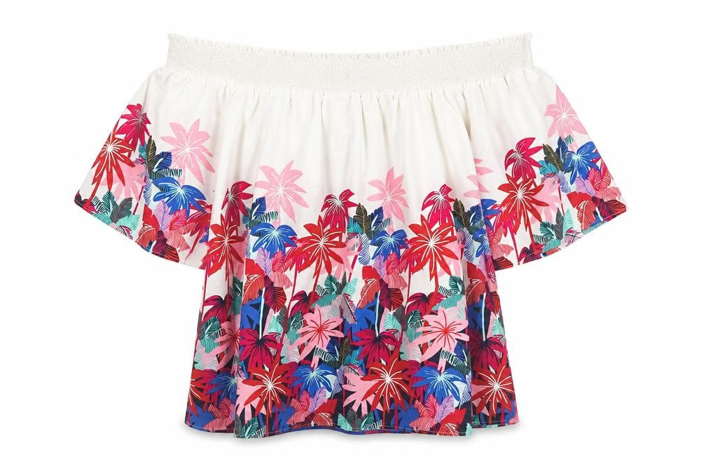Marks and Spencer Women’s Multicoloured Floral Off Shoulder Blouse Size 14