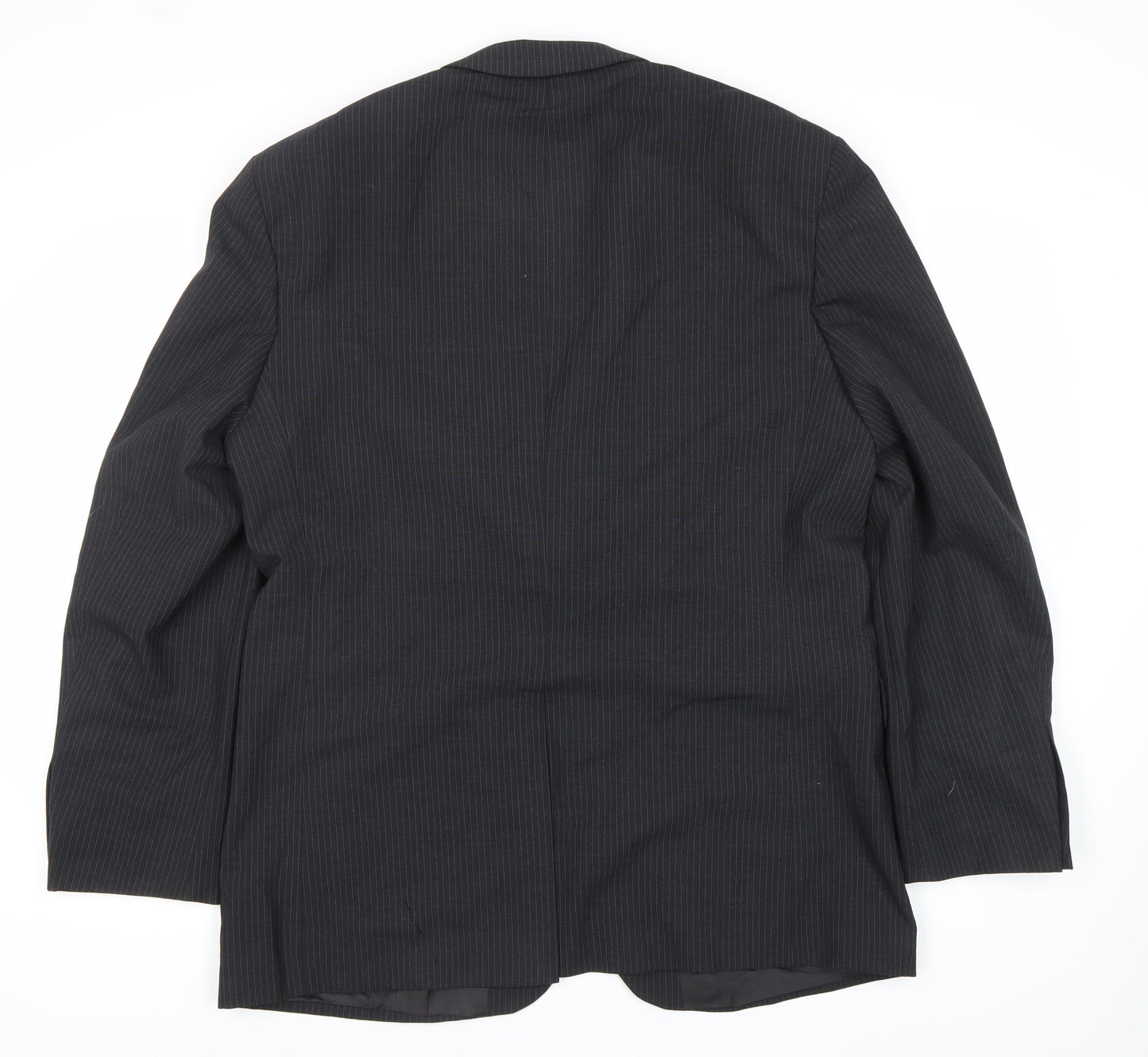 Burton Menswear Black Pinstripe Men’s 42 Blazer Jacket Classic Formal