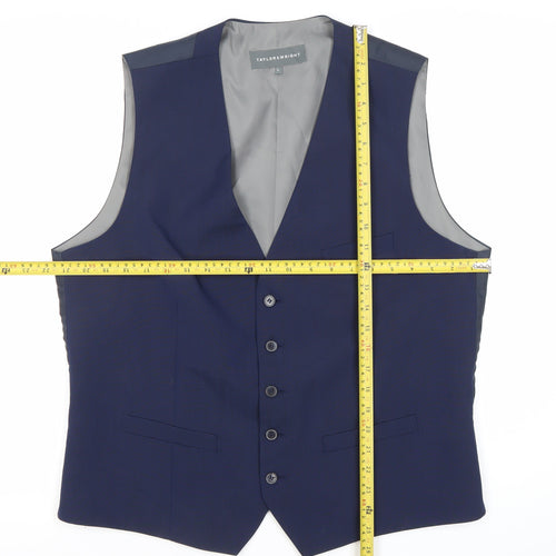 Taylor & Wright Men’s Blue Suit Waistcoat Large Formal Business Wedding