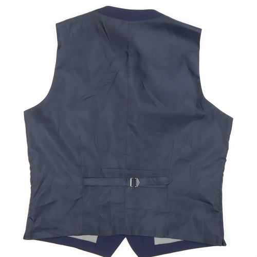 Taylor & Wright Men’s Blue Suit Waistcoat Large Formal Business Wedding