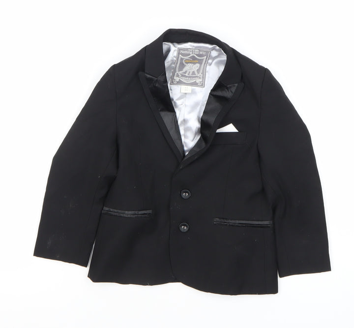Monsoon Boys Black Tuxedo Suit Jacket 2-3 Years Shawl Lapel Formal Wear