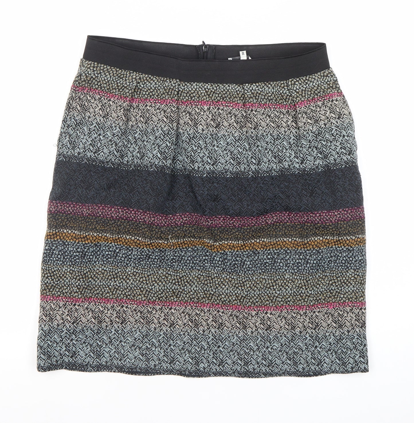 Noa Noa Women’s Multicoloured Tweed Knee Length Skirt UK 10