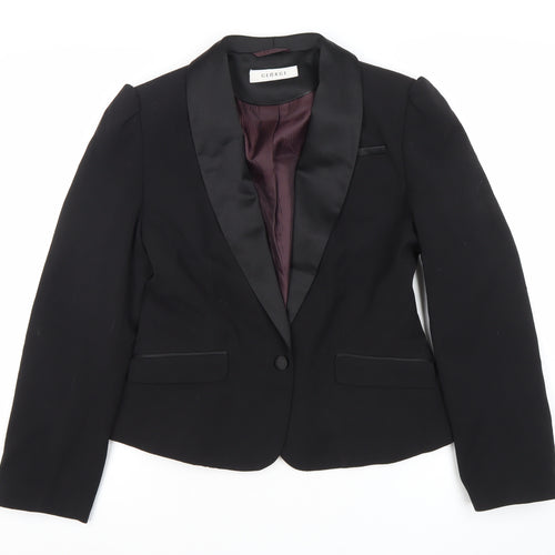 George Women’s Black Shawl Lapel Tuxedo Blazer UK 12 Regular