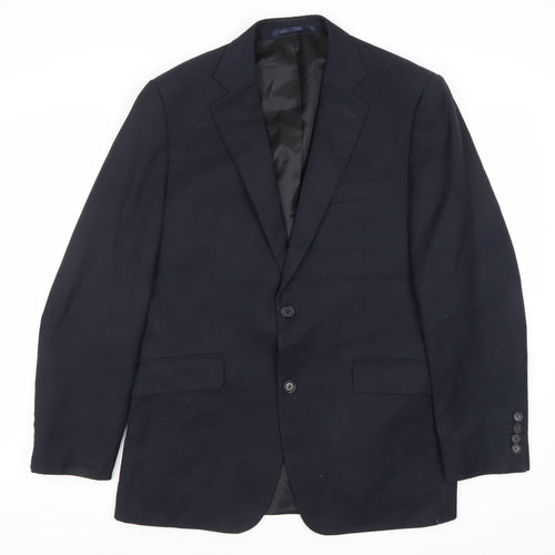 Dehavilland Men’s Blue 38R Regular Fit Blazer Jacket