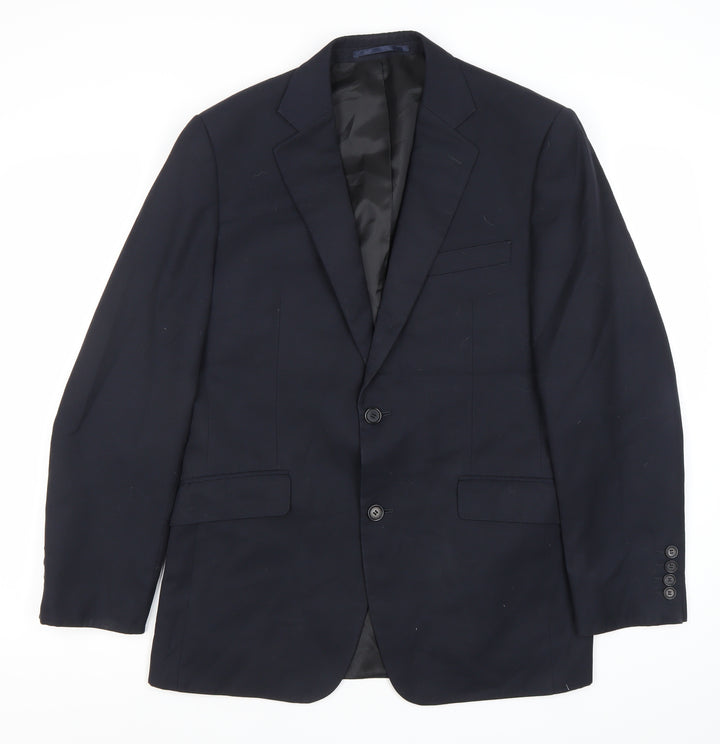 Dehavilland Men’s Blue 38R Regular Fit Blazer Jacket