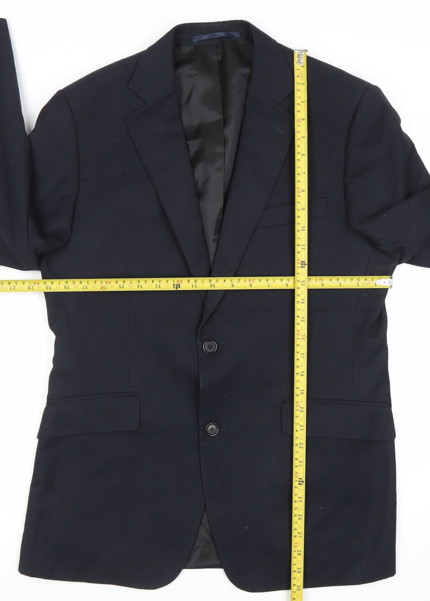 Dehavilland Men’s Blue 38R Regular Fit Blazer Jacket