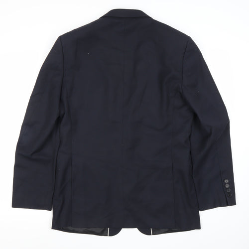 Dehavilland Men’s Blue 38R Regular Fit Blazer Jacket