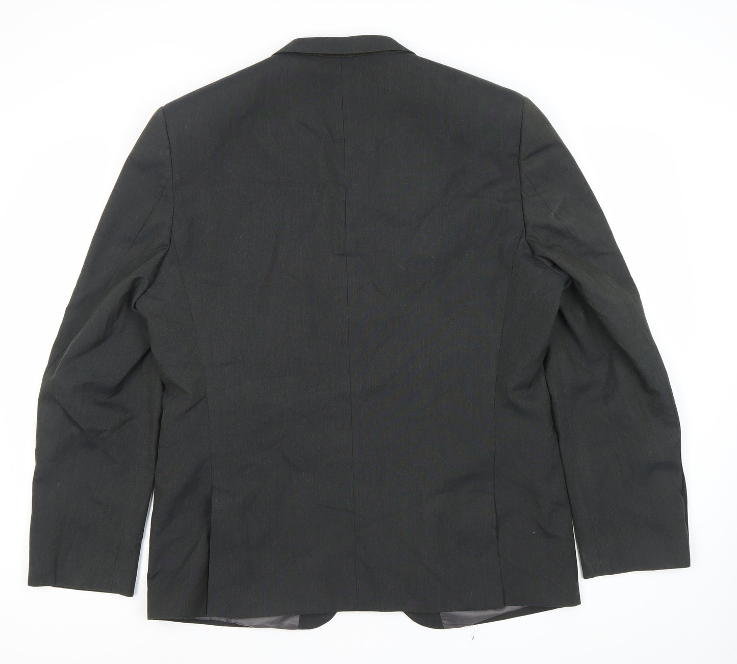 Next Men's Black Blazer Jacket Size 44 Regular Notch Lapel Two Button