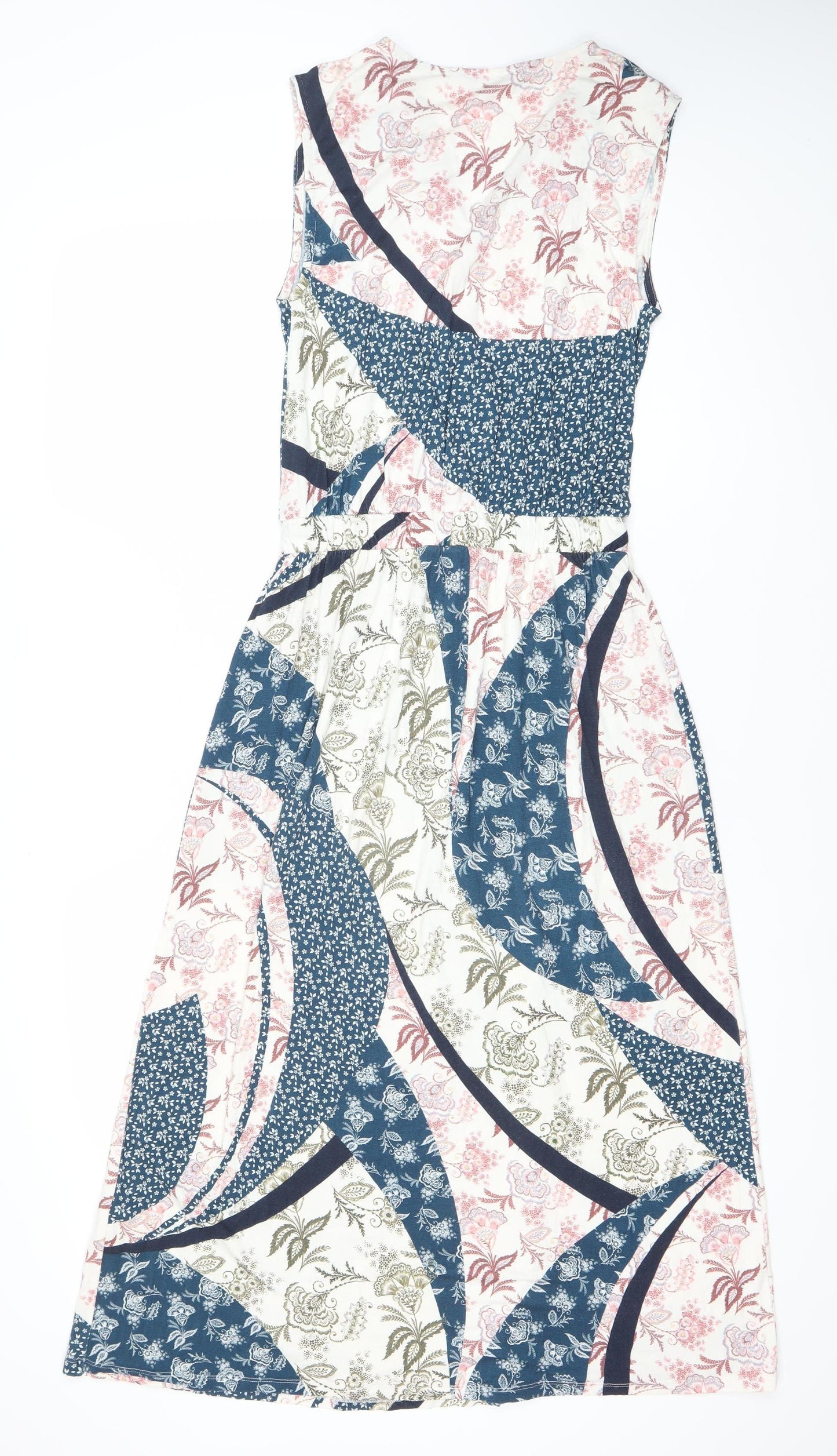Warehouse Women’s Multicoloured Strapless Midi Dress Size 12