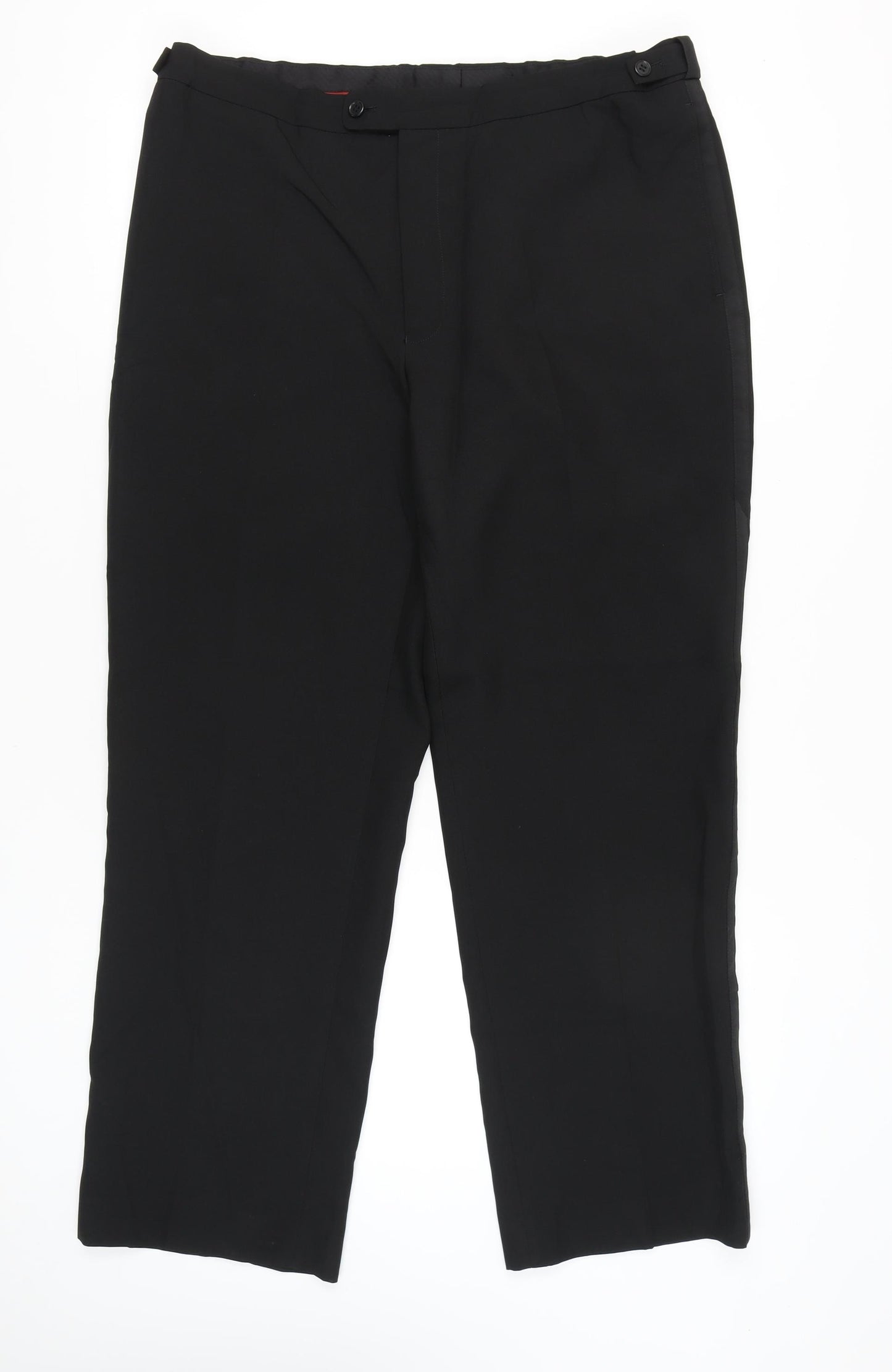 1860 Menswear Men's Black Formal Dress Pants Size 41 Waist