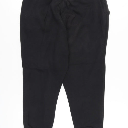 Adidas Womens Black Jogger Sweatpants Size 8 Cotton Blend Activewear