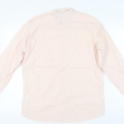 H&M L.O.G.G Men’s Pink Button-Down Casual Shirt Size M