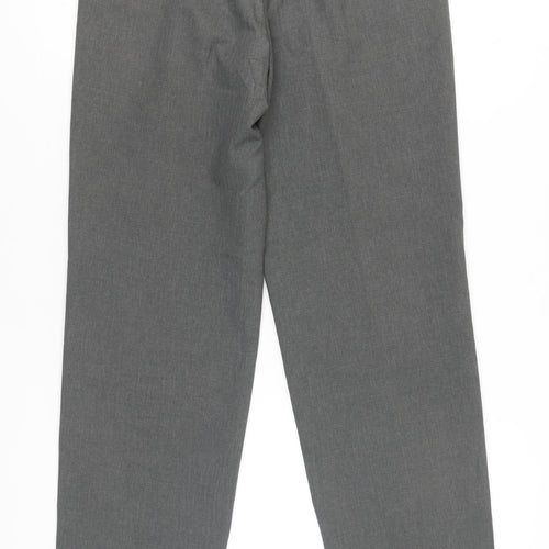 Thomas Nash Men's Grey 30in Waist 31in Leg Pleated Dress Pants