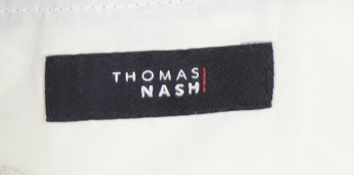Thomas Nash Men's Grey 30in Waist 31in Leg Pleated Dress Pants