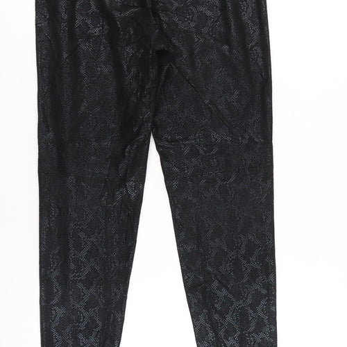 Zara Basic Women’s Black Animal Print Leggings Size M